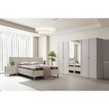 Folt Beige 6 Kapılı Yatak Odası Takımı - Bej
