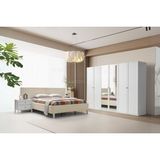 Folt White 6 Kapılı Yatak Odası Takımı - Beyaz