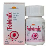 Folvimix Folik Asit Vitamin B12 İyot Biotin 60 Tablet