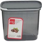 Foly Life Kilitli Kapaklı Hava Geçirmez Yemek Hazırlama saklama kutusu 1800ml, Yeniden Kullanılabilir Plastik Gıda Saklama Kabı, İstiflenebilir Mutfak Organizatör Kutuları, BPA İçermez ve Mikrodalga