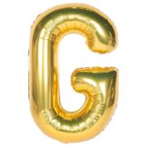 Folyo Balon G Harfi Helyum Balon 36 Cm Gold Renk - G Harf