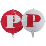 Folyo Balon Harf P Kırmızı-beyaz 18'' (dü 15tl)
