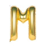 Folyo Balon M Harfi Helyum Balon 16 İnch (GOLD)