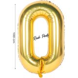 Folyo Balon O Harfi Helyum Balon 100 cm Gold Renk - O Harf Balon - Harf Folyo Balon - 40 Inch