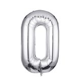 Folyo Balon O Harfi Helyum Balon 16 İnch (GÜMÜŞ)