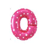 Folyo Balon O Harfi Helyum Balon 16 İnch (PEMBE)