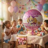 Folyo Balon Paw Patrol Skye 45x45 cm Doğum Günü Parti Süsleme Balonu Çocuk Konsept