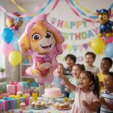 Folyo Balon Paw Patrol Skye 48X70 Cm Doğum Günü Parti Süsleme Balonu Çocuk Konsept