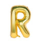 Folyo Balon R Harfi Helyum Balon 16 İnch (GOLD)