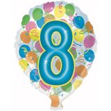 FOLYO BALON RAKAM 8 BALONLU 18''