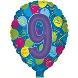 FOLYO BALON RAKAM 9 BALONLU 18''