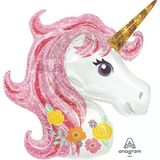 Folyo Balon Unicorn Pembe 87 X 105 Cm