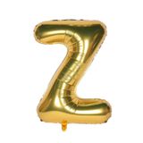 Folyo Balon Z Harfi Helyum Balon 16 İnch (GOLD)