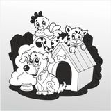 Folyo Sticker Tatlı Hayvanlar