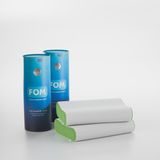 FOM 2'li Mini Flex Visco Çocuk Ve Seyahat Uyku Yastık Kampanyası, Ortopedik, 50 X 30 X 11/9, Yeşil - 50 x 30 cm
