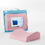 Fom Bels Visco Konforlu ve Rahatlatıcı Bel Destek Yastık, Ortopedik, 40 cm x 34 cm x 12 cm, Pembe - 36 x 33 x 13 cm
