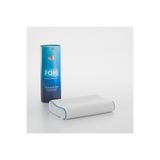 FOM Mini Flex Visco Çocuk Ve Seyahat Uyku Yastık, Ortopedik, 50 X 30 X 11/9, Beyaz