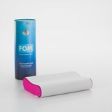 FOM Mini Flex Visco Çocuk Ve Seyahat Uyku Yastık, Ortopedik, 50 X 30 X 11/9, Fuşya - 50 x 30 cm