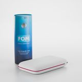 FOM Mini Tombik Visco Uyku Ve Seyahat Yastığı, Ortopedik Yastık, 50 X 30 X 10, Kırmızı