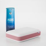FOM Tombik Full Ortopedik Masaj Etkili Konforlu Visco Yastık, Ortopedik, 60 X 40 X 13, Pembe - 60 x 40 cm