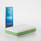 FOM Tombik Full Ortopedik Masaj Etkili Konforlu Visco Yastık, Ortopedik, 60 X 40 X 13, Yeşil - 60 x 40 cm