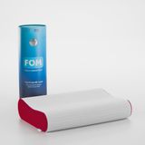 fom 'uykumu kaliteli aldım' Flex Visco Yastık - Boyun Düzleşmesi, Boyun Fıtığı - Ortopedik Boyun Yastığı, 60 x 40 x 14/11, Kırmızı