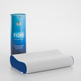 fom 'uykumu kaliteli aldım' Flex Visco Yastık - Boyun Düzleşmesi, Boyun Fıtığı - Ortopedik Boyun Yastığı, 60 x 40 x 14/11, Lacivert