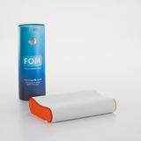 fom 'uykumu kaliteli aldım' Mini Flex Visco Çocuk Ve Seyahat Uyku Yastık, Ortopedik, 50 X 30 X 11/9, Turuncu