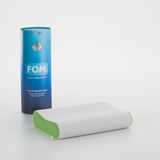 fom 'uykumu kaliteli aldım' Mini Flex Visco Çocuk Ve Seyahat Uyku Yastık, Ortopedik, 50 X 30 X 11/9, Yeşil