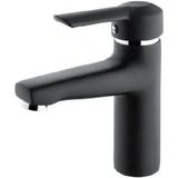 Foma Vista Mat Siyah Black Lavabo Bataryası