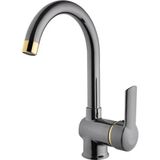 Foma Vista Perla İnci Siyah Lavabo Bataryası