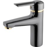 Foma Vista Perla İnci Siyah Yüksek Lavabo Bataryası