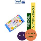 Fomex Islak Mendil 72 li x 12 adet - 3