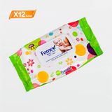 Fomex Islak Mendil 72 Yaprak 12 Adet