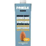 Fomilk Şekersiz Badem Sütü 1lt