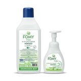 Fomy Doğal Köpük Sabun 1800 + 300 ml El Yüz Vücut Temizlik Köpük Seti