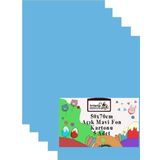 Fon Kartonu 50X70 Cm 120 Gr 5 Adet 50*70 Cm Renkli Fon Kartonu Kağıdı 120 Gr Okul Sınıf Etkinlik Kreş Okul Öncesi
