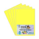 Fon Kartonu Fosforlu Renkler 35x50 5 Adet Artlantis Fosforlu Fon Kartonu 35 * 50 5 Adet Fosforlu Sarı