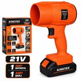 Fön Model Şarjlı Hava Üfleyici Fan Körük 21V - 220-240V Toz-Kar-Mangal Üfle - Pet Kurut Üfleme Ktx-3463 (4741)