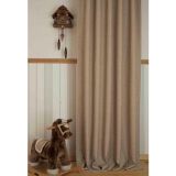 Fon Perde Keten Bej Rengi 1-2 Seyrek Pile 150X260