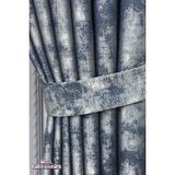 Fon Perde Royal Desen, Yeni Sezon, Pileli, Kırışmaz, Mavi, Özel Koleksiyon (Tek Kanat) - 80 x 260