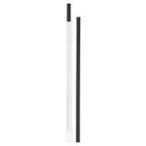Fon Sargılı Siyah Kağıt Pipet 100 Adet - 6X197 Mm Tek Kullanımlık 6'Li Avantaj Paketi