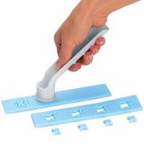 Fondant Decorative için granülasyon dekorasyon – Deko Punch damga seti – 8 motif – Çikolata plastik, fondan