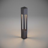 FoneLight AKA 75 cm LED Bahçe Aydınlatma Direği Antrasit Alüminyum IP65 Bollard Peyzaj Yürüyüş Yolu Lambası 9W 3000K