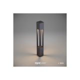 FoneLight AKA010 LED Bollard 60 Cm Bahçe Aydınlatma Direği IP65 Alüminyum Peyzaj Yürüyüş Yolu Villa Dış Mekan Aydınlatması 7W 9W 3000K Antrasit
