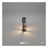 FoneLight Holera 35 cm LED Bahçe Bollard Aydınlatma Direği Antrasit Alüminyum IP65 Peyzaj Yürüyüş Yolu Aydınlatması 7W