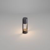 FoneLight Holera LED Bollard Bahçe Aydınlatma Direği 350 mm IP65 Alüminyum Dış Mekan Peyzaj Aydınlatması Antrasit 7W 3000K Villa Yürüyüş Yolu Park Bahçe Lambası 100x100x350 mm