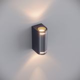 FoneLight Lunara Glass LED Duvar Apliği IP65 Alüminyum İç Mekan Dış Mekan Modern Bahçe Balkon Teras Cephe Aydınlatma 3000K