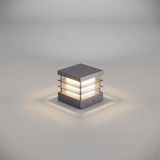 FoneLight Set Üstü Bahçe Aydınlatma 18x18 cm Genişik – Alüminyum Gövde, 3000K Sıcak Beyaz, IP65 Su Geçirmez Dış Mekan Dekoratif Lamba