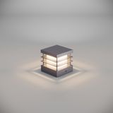 FoneLight Set Üstü Bahçe Aydınlatma 18x18 cm Genişik – Alüminyum Gövde, 3000K Sıcak Beyaz, IP65 Su Geçirmez Dış Mekan Dekoratif Lamba